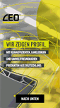 Mobile Screenshot of leo-kunststoffprofile.de